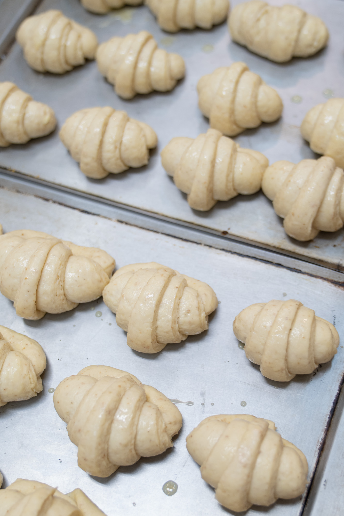 Croissants antes de hornear